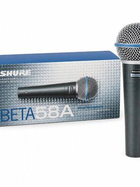 Shure BETA 58A Supercardioid Dynamic Vocal Microphone